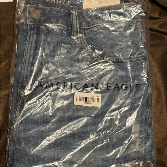 American Eagle Outfitters Airflex Denim Jeans in Light Blue Two Pair 36x36